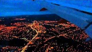 Landing Manchester Airport at Night 2011 [upl. by Dolan]