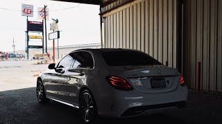 2015 Mercedes Benz C400 Cold Start Muffler Delete [upl. by Nannah]