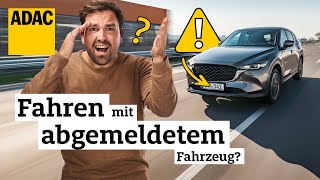 Ist Fahren ohne Kennzeichen erlaubt  ADAC  Recht Logisch [upl. by Yelsnya]