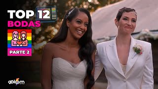 Top Bodas Lesbicas Icónicas  Parte 2 ⚢ bodas gay mujeres [upl. by Onitsoga]