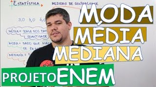 NOÇÕES DE ESTATÍSTICA  MODA MÉDIA E MEDIANA 1721 [upl. by Potash768]