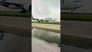 Kuwait Airways airport dhaka bangladesh aviation cute viralvideo youtubeshorts song [upl. by Norvell]