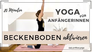 Beckenboden Yoga  aktiviere Deine innere Mitte  für Anfänger [upl. by Tracay]