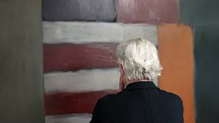 Art Expert explains Cut Ground Orange by Sean Scully  Ketterer Kunst [upl. by Erreit]