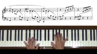 Granados 8 Valses Poeticos No 2 Piano Tutorial [upl. by Siroved503]