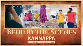 Behind the Scenes Crafting the Legacy of Kannappa Kannappa Telugu Movie  Vishnu Manchu  Prabhas [upl. by Nnayecats]