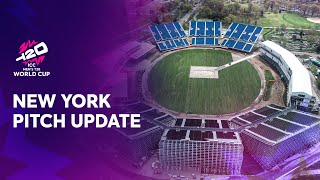 New York Pitch Update  T20 World Cup 2024 [upl. by Ahsit]