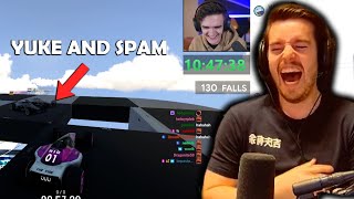 Spammiej reacting to Wirtual getting pressured by Yuke and Spammiej [upl. by Anirbed]