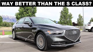 2022 Genesis G90 50 Ultimate Is This As Good As The S Class At A Fraction Of The Cost [upl. by Larner]