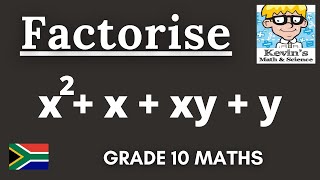 Grouping Factorisation grade 10 [upl. by Prentiss]