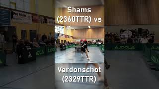 💥RückhandRakete  Shams2360TTR vs Verdonschot2329TTR tischtennis pingpong sports [upl. by Nathanael140]