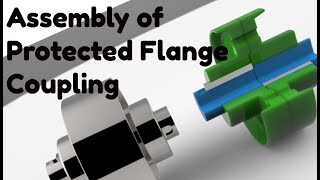 Protected flange coupling [upl. by Odlavu11]