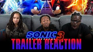 SHADOW IS HERE  Sonic the Hedgehog 3 Movie Trailer Reaction [upl. by Maleeny]