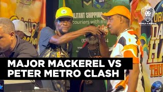 Major Mackerel vs Peter Metro Original Dancehall Thursdays Clash [upl. by Ruffi]