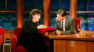 Neil Gaiman on Craig Ferguson Oct 31 2011 [upl. by Ayekahs401]