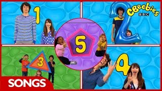 CBeebies  Number Raps 1  5 [upl. by Gunilla813]