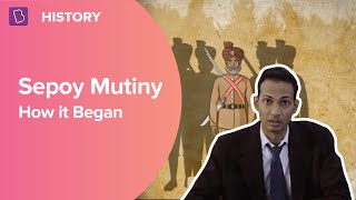 Sepoy Mutiny  How It Began  Class 8  History  Learn With BYJUS [upl. by Navad]