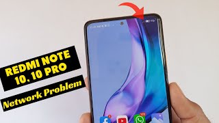 Redmi Note 10 Note 10 Pro Network Problem  No Service Problem Redmi Note 10 Pro [upl. by Barri748]