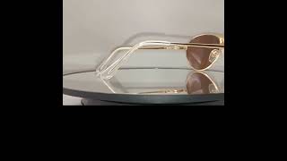 Vintage Gargoyles Aviator Gold 6019125 Unisex Sunglasses Frames [upl. by Stella]