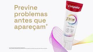 Prevenção mais avançada contra bactérias da boca com a nova fórmula do creme dental Colgate Total [upl. by Sam]