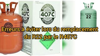 Erreurs à Éviter lors du Remplacement du R22 par le R407C [upl. by Silber]