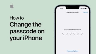 How to change the passcode on your iPhone iPad or iPod touch  Apple Support [upl. by Itin462]