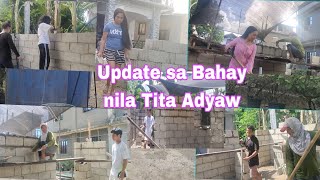 Part3 Sa Paggawa ng Bahay nila Tita Adyaw Vlog382 [upl. by Combs403]