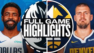 MAVERICKS at NUGGETS  FULL GAME HIGHLIGHTS  November 10 2024 [upl. by Aitra]