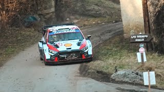 Shakedown ACTION • WRC Monte Carlo 2024 [upl. by Roice]