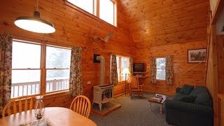 Trails End Cabin Overlooking First Lake at the Cabins at Lopstick Pittsburg NH [upl. by Neeneg]