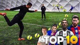 STRZELAMY NAJLEPSZE WOLNE 2018 ROKU  MESSI RONALDO NEYMAR SUAREZ [upl. by Kerge277]