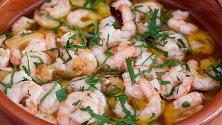 GAMBAS AL AJILLO  Las recetas de mi madre [upl. by Gnouh601]