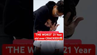 ‘THE WORST’ 21 Year old ever CRACKED‼️😱 neckpain Chiropractic Trending Short [upl. by Ridinger418]