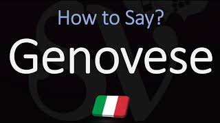 How to Pronounce Genovese CORRECTLY Meaning amp Italian Pronunciation [upl. by Dnomal961]