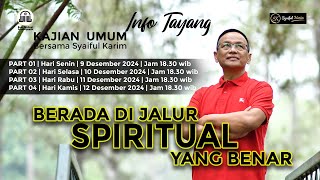 INFO TAYANG KAJIAN RABU  4 DESEMBER 2024  BSI  SYAIFUL KARIM  inspiration [upl. by Colver]