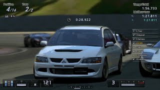 Gran Turismo 5  Mitsubishi Lancer Evolution VIII MR GSR 04 HYBRiD PS3 Gameplay [upl. by Langan173]