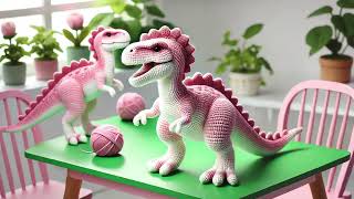 Amigurumi de dinosaurio Dinosaur Amigurumi 恐竜の編みぐるみ Амигуруми динозавр डायनासोर अमिगुरुमी [upl. by Crosse]