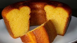 Como Fazer BOLO DE FARINHA DE MILHO Bolo Super FOFINHO MELHOR QUE JÁ COMI  RECEITA FÁCIL E RÁPIDA [upl. by Oramug]