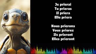 ♫ Japprends le québécois ♫ Conjugaison I PRIER I Futur Simple [upl. by Inge68]