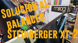 Solución fácil y barata al problema del balanceo del Steinberger XT2 [upl. by Ogu]