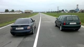 Audi a4 19 TDI vs VW Polo 19 sdi [upl. by Fabri]