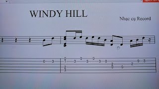 Tab guitar intro quotWindy hillquot bảng PDF dễ tập tại Nhạc cụ Record [upl. by Carlin]