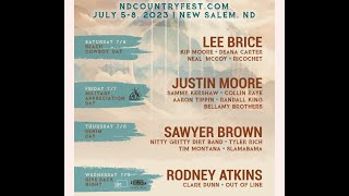 ND Country Fest 2023 Presents its Full LineUp [upl. by Parish]