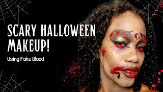 Scary Halloween Makeup Tutorial 2024 [upl. by Suirtemid]