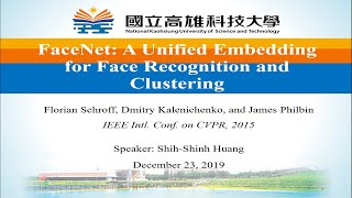 quarter CNN FaceNet A Unified Embedding for Face Recognition and Clustering [upl. by Ardnasyl]