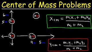 Center of Mass Physics Problems  Basic Introduction [upl. by Mendive]