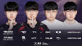 Bình Luận Tiếng Việt T1 vs DK  KT vs HLE  Tuần 7 Ngày 1  LCK Mùa Hè 2024 [upl. by Gerkman296]