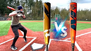 DeMarini Zoa 8 vs Louisville Slugger Meta 8  USSSA Baseball Bat Review [upl. by Namruht796]