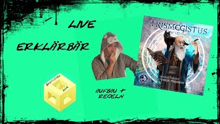 Trismegistus  Brettspiel Live Talk Regeln  Erklärbär Live 2 [upl. by Madaih]