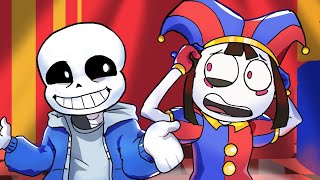 If SANS was in THE AMAZING DIGITAL CIRCUS Animation [upl. by Enitsuj]